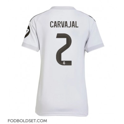 Real Madrid Daniel Carvajal #2 Hjemmebanetrøje Dame 2025-26 Kortærmet Real Madrid Daniel Carvajal #2 Hjemmebanetrøje Dame 2025-26 Kortærmet